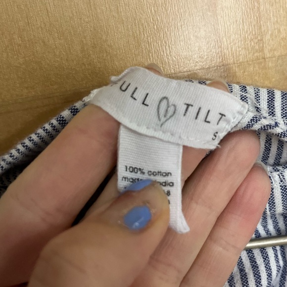 Strapless striped jumpsuit - Picture 3 of 4